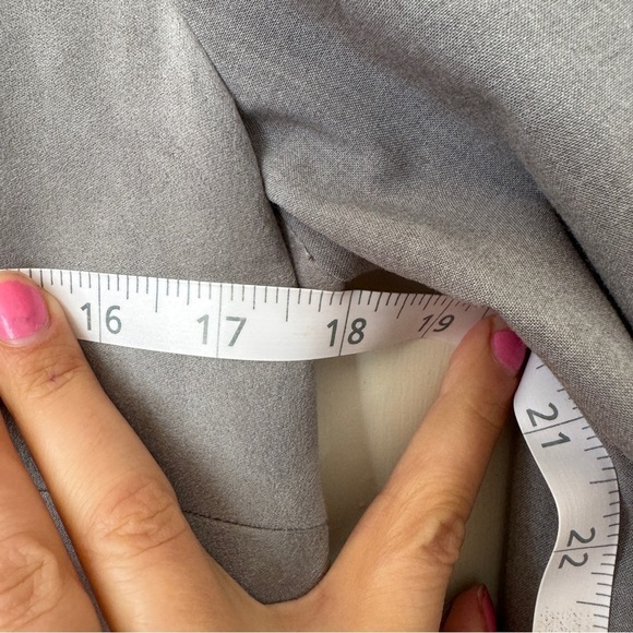 Calvin Klein Grey Open Front Long Jacket - Picture 7 of 9